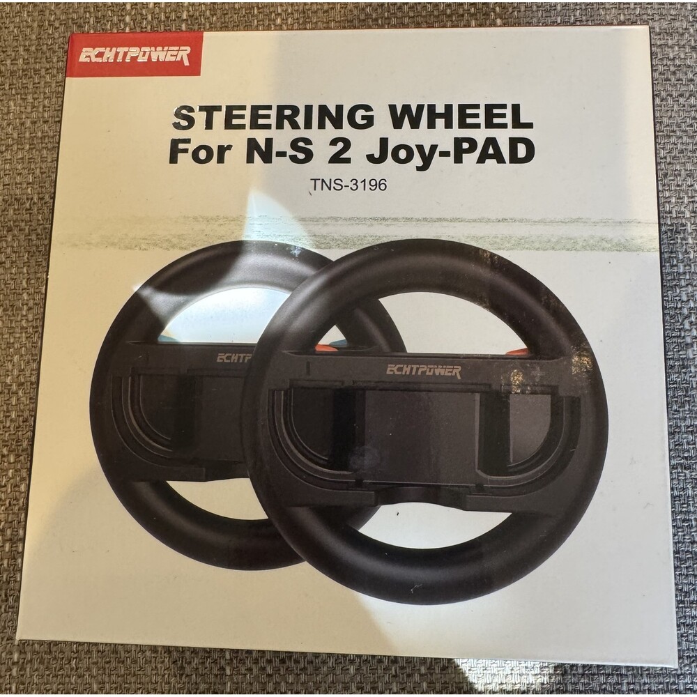 Steering Wheel Compatible with Nintendo Switch N-S 2 Joy Pad Set 2